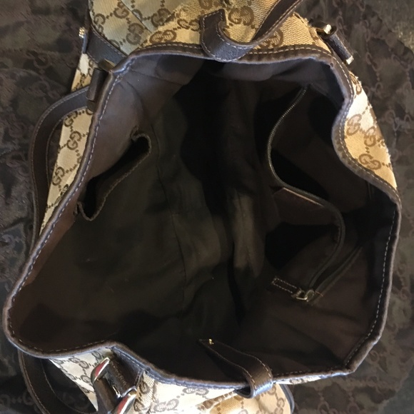 Abbey Signature Gg Hobo 866300 Brown Monogram - Picture 8 of 8